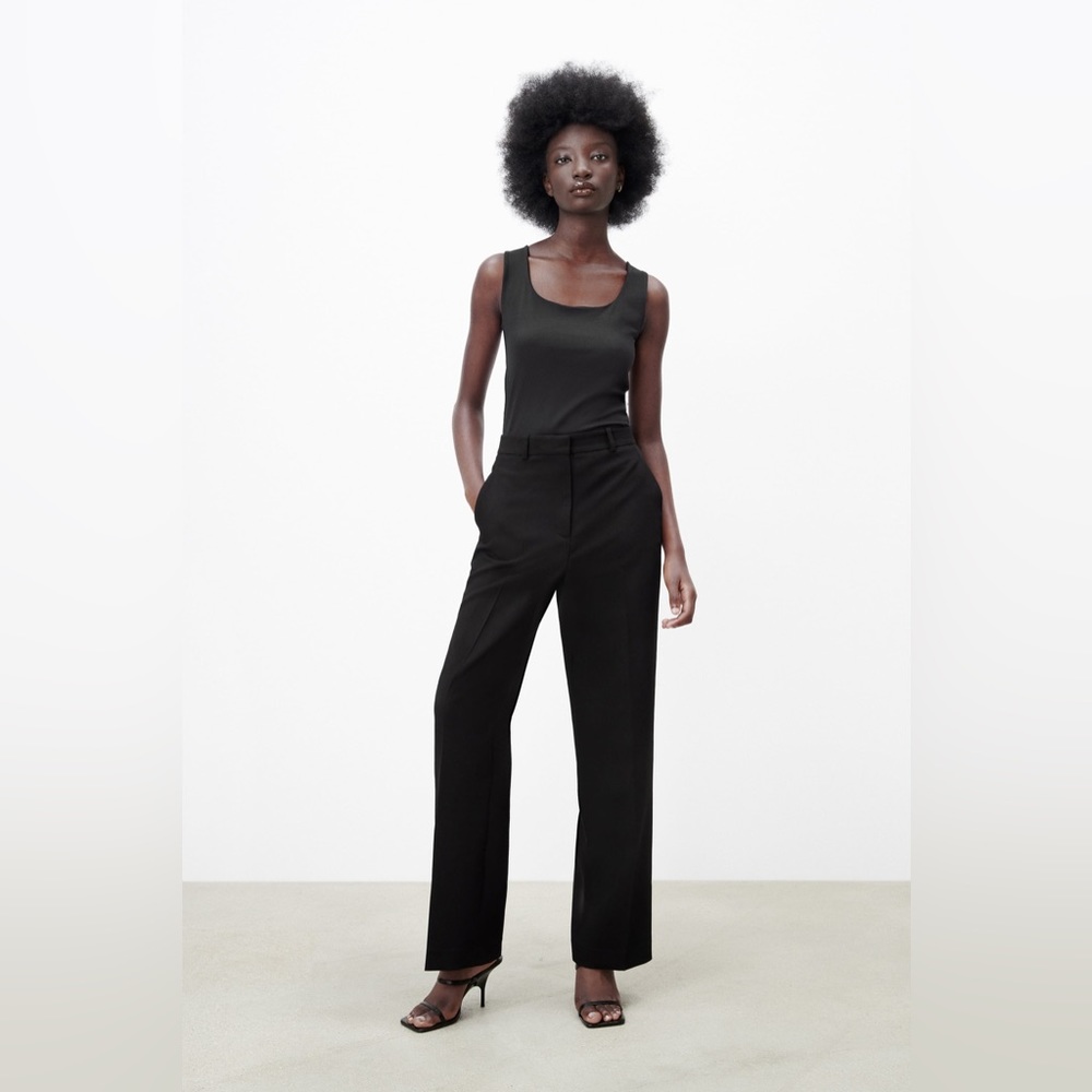 Zara Menswear Style Wide Leg Pants